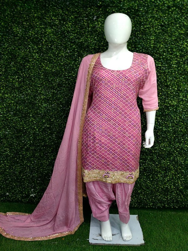 Suit salwar with Hand  Embroidery