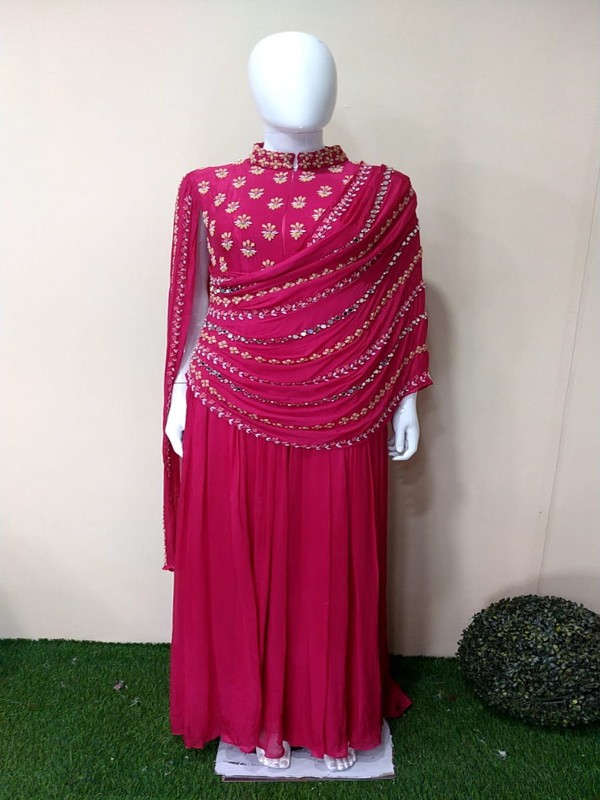 Long Dress with hand embroidery
