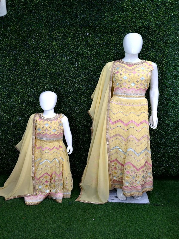 Lehanga Choli with Hand Embroidery