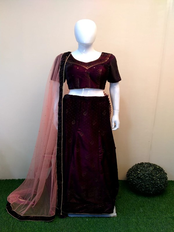 Lehanga Choli with Hand Embroidery
