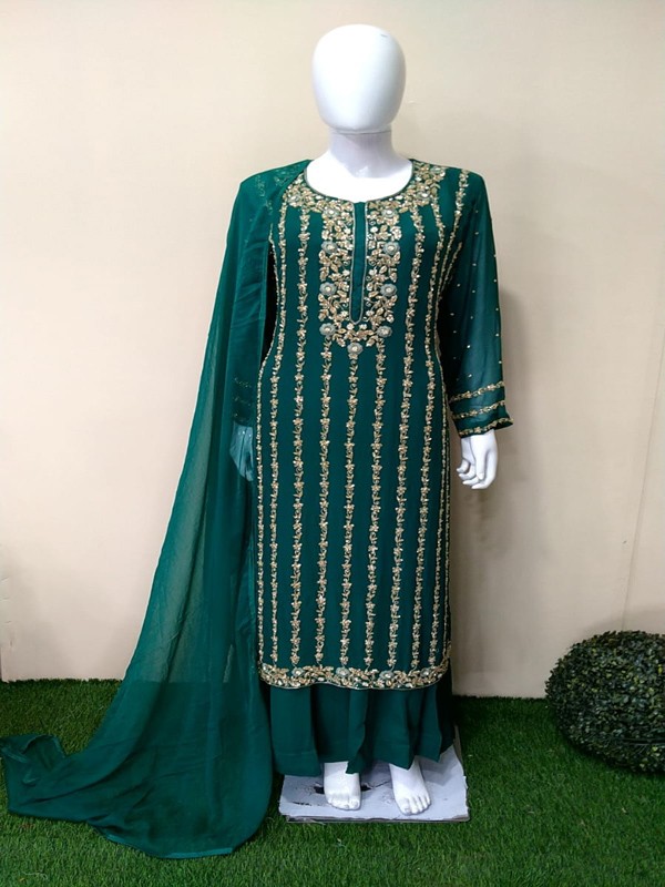 Suit set with Hand Embroidery