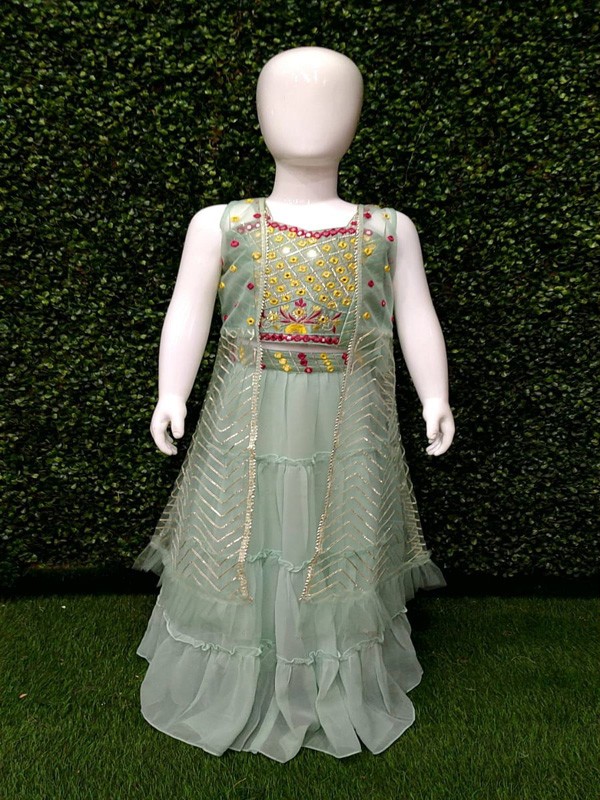 Lehnga choli cape set