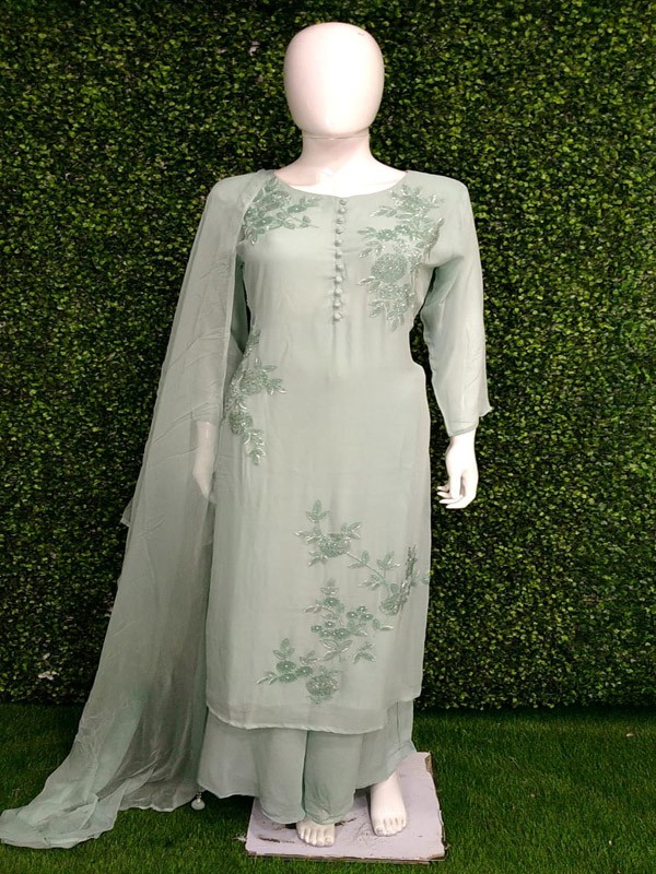 Sharara Suit with hand Embroidery