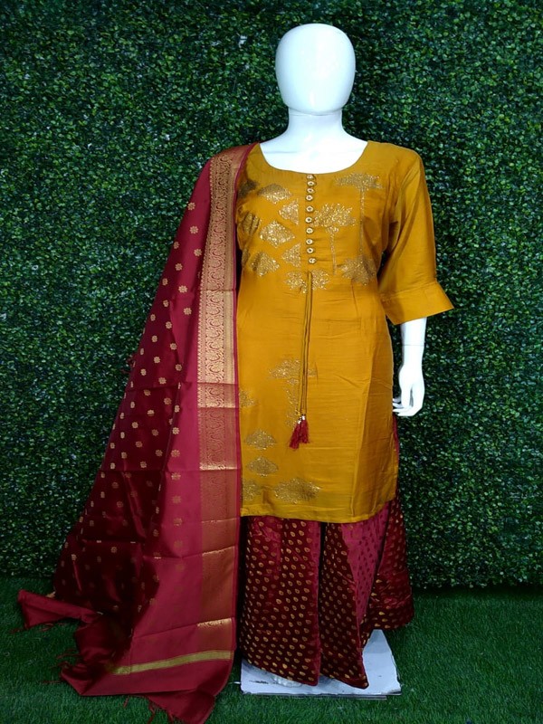 Suit With Hand Embroidery