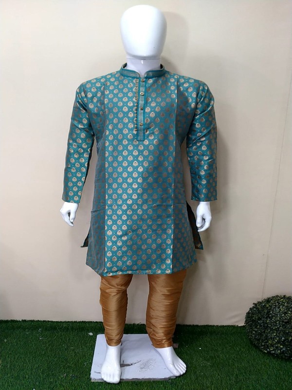 Kurta Pajama with Machine Embroidery